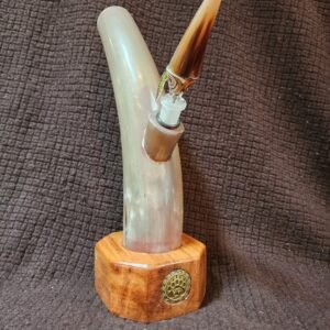 Steer Horn & Eucalyptus with Bear Paw