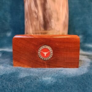 Texas Longhorn & African Mahogany with Texas Longhorn University of Texas Medallion