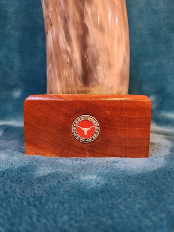 Texas Longhorn & African Mahogany with Texas Longhorn University of Texas Medallion