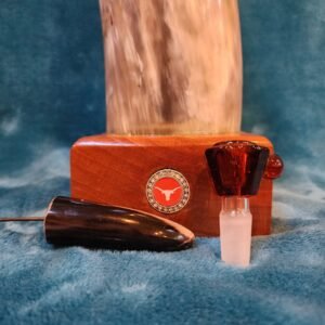 Texas Longhorn & African Mahogany with Texas Longhorn University of Texas Medallion