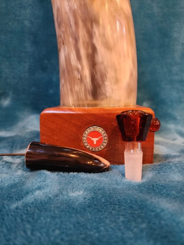 Texas Longhorn & African Mahogany with Texas Longhorn University of Texas Medallion