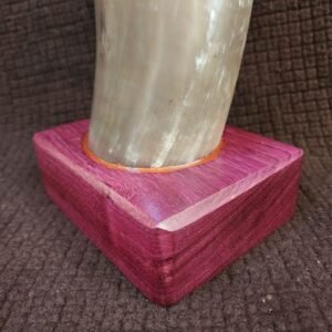 Steer Horn & Purple Heart Wood