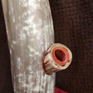 Steer Horn & Purple Heart Wood
