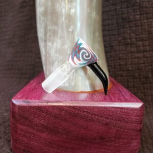 Steer Horn & Purple Heart Wood