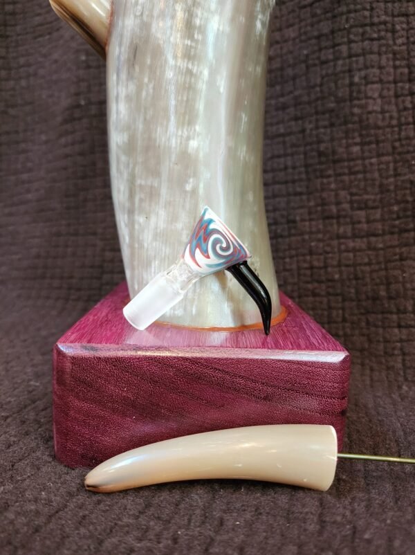 Steer Horn & Purple Heart Wood